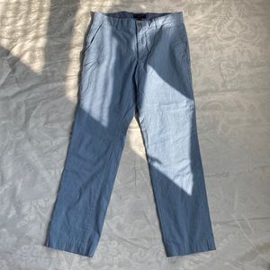 Men’s banana republic blue pinstripe dress pants